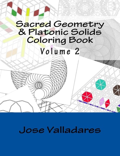 Sacred Geometry and Platonic Solids Coloring Book