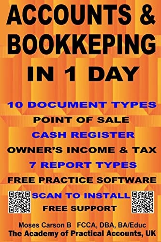 Accounts and Bookkeeping in 1 Day Free Support Online