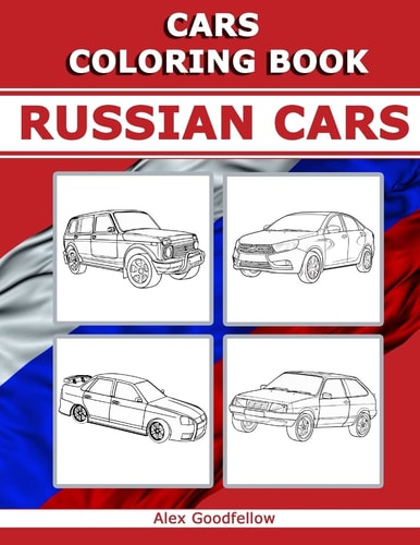 Cars Coloring Book Russian Cars