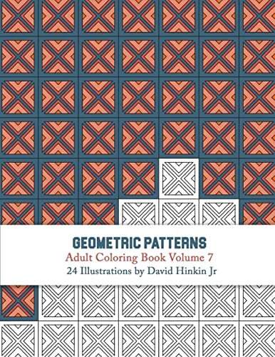Geometric Patterns - Adult Coloring Book Vol. 7
