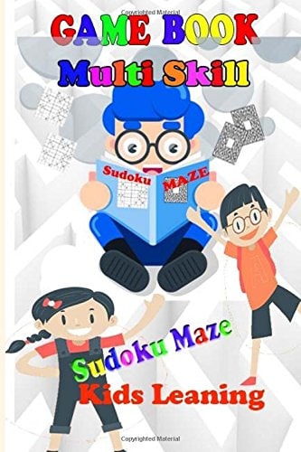 Game Book Multi Skill Sudoku Maze Family Puzzle Active Relationship Kids Adult Leaning School Develop Fun Play
