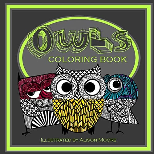 Owls Coloring Book
