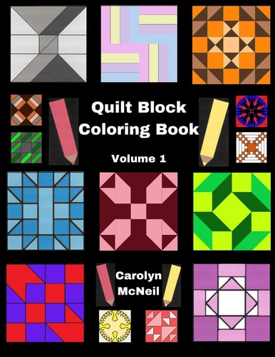 Quilt Block Coloring Book Volume 1