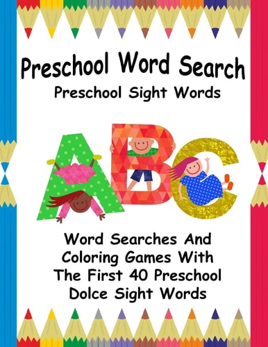 Preschool Word Search Preschool Sight Words