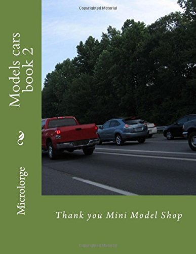 Models Cars Book 2 Thank You Mini Model Shop