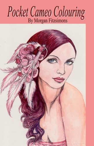 Pocket Cameo Colouring Book Art Therapy Collection