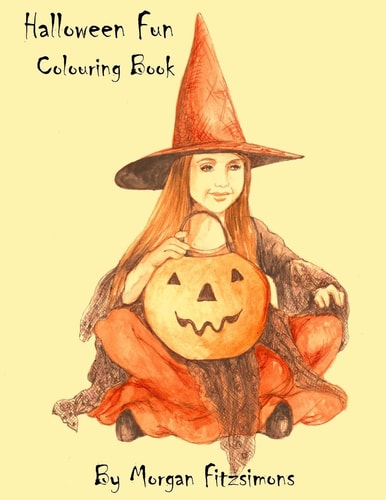 Halloween Fun Colouring Book Art Therapy Collection