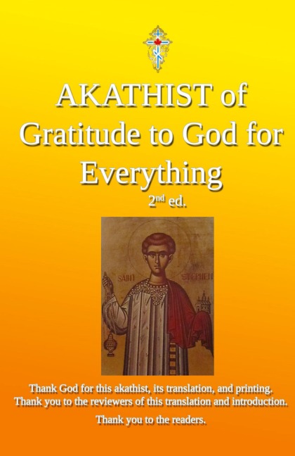 Akathist of Gratitude to God for Everything