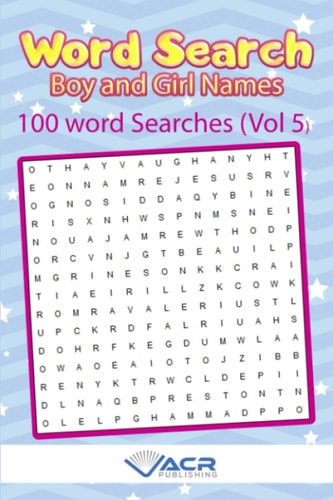Word Search Boy and Girl Names