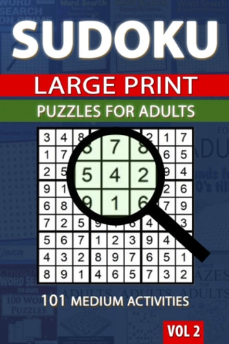 Sudoku Puzzles for Adults Large Format 101 Meduim Activities