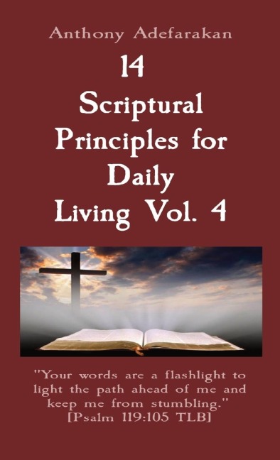 14  Scriptural Principles for Daily Living Vol. 4: Your words are a flashlight to light the path ahead of me and keep me from stumbling.  [Psalm 119:105 TLB]