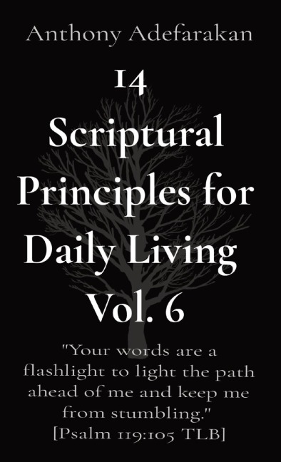 14  Scriptural Principles for Daily Living  Vol. 6: Your words are a flashlight to light the path ahead of me and keep me from stumbling.  [Psalm 119:105 TLB]