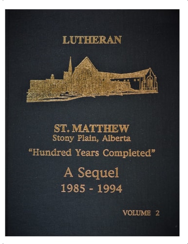Lutheran St Matthew Church Hundred Years Completed 1985-1994