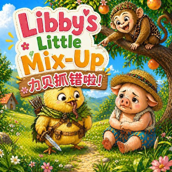 Libby's Little Mix-Up &#21147;&#36125;&#25235;&#38169;&#21862;&#65281;: Libby, Gobo, & Milo in Happy Valley - Original, Warm and Silly Stories for Little Ones in English, Chinese & Pinyin!