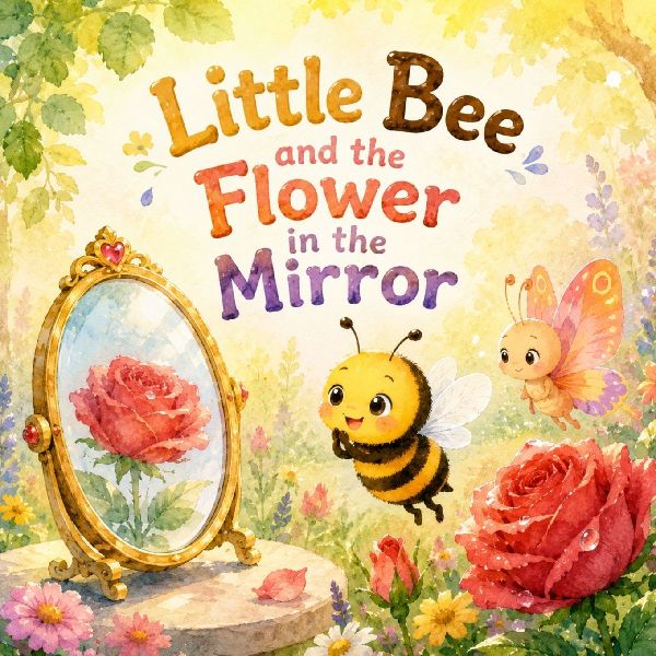 Little Bee and the Flower in the Mirror: A Whimsical Rhyming Picture Book About Curiosity and Discovery