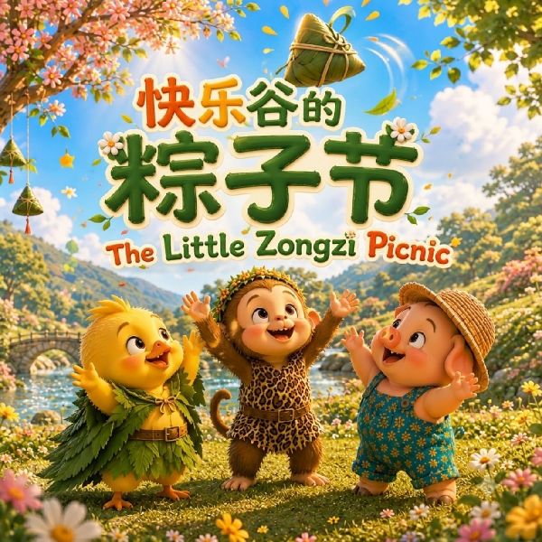 The Little Zongzi Picnic &#24555;&#20048;&#35895;&#30340;&#31933;&#23376;&#33410;: A Bilingual Dragon Boat Festival Story About Friendship and Sharing in English, Chinese, & Pinyin!