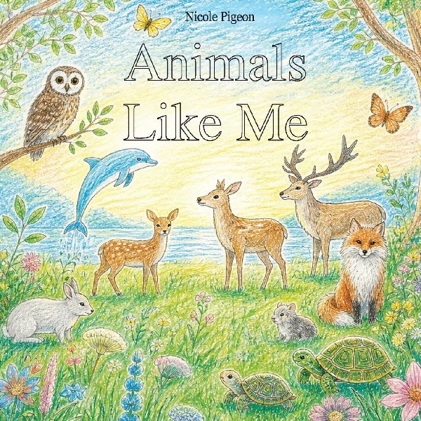 Animals Like Me: The Colouring Book