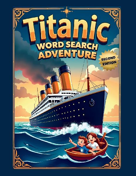 Titanic Word Search Adventure (Second Edition): Explore the Unsinkable Ship with 50 Fun Puzzles plus 10 Bonus Coloring Pages!