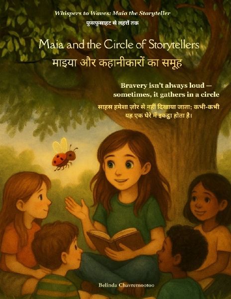 Maia and the Circle of Storytellers (An English - Hindi Bilingual Adventure): One circle. Countless voices. And a girl who helps them shine