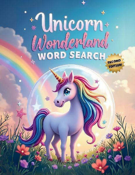 Unicorn Wonderland Word Search (Second Edition): 50 Exciting Puzzles for Children Who Love Unicorns plus 10 Bonus Coloring Pages!