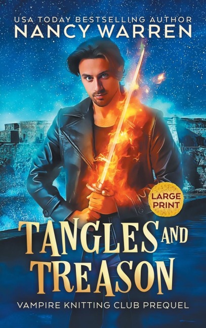 Tangles and Treason (Large Print): A Paranormal Cozy Mystery