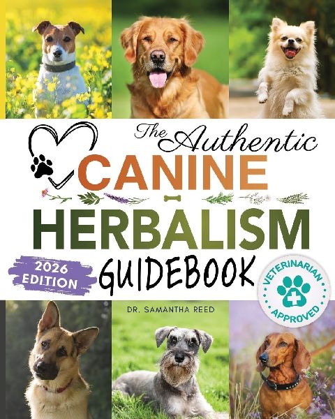 The Authentic Canine Herbalism Guidebook: Safe & Natural Herbal Treatments For Dogs to Detox, Boost Immunity, Prevent & Heal Common Ailments Creating Complete Holistic Wellness In Dogs of All Ages