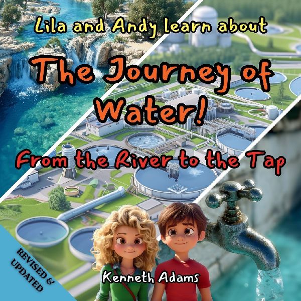 Lila and Andy learn about The Journey of Water: From the River to the Tap, A Young Civil Engineers Guide to Water Treatment and Distribution