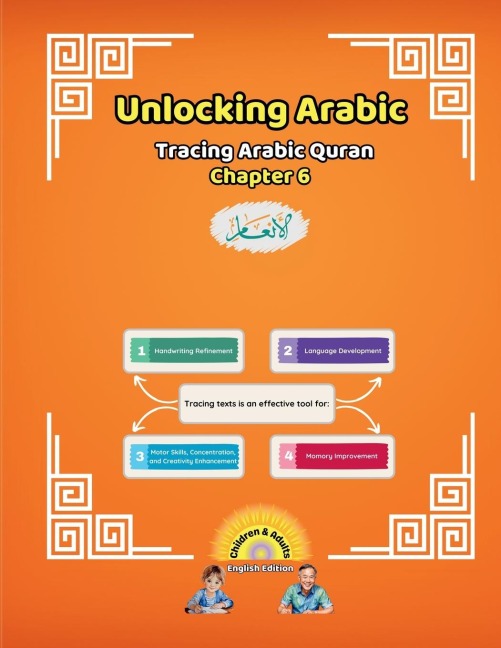 Unlocking Arabic: Tracing Arabic Quran Chapter 6 (Left to Right Edition)