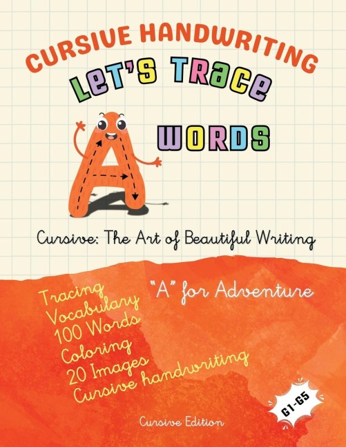 Cursive Handwriting: Lets Trace A Words