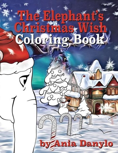 The Elephants Christmas Wish Coloring Book