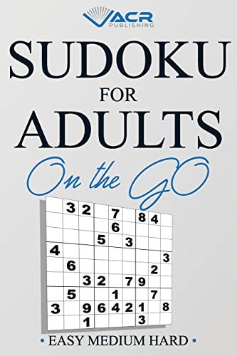 Sudoku for Adults on the Go Easy Medium Hard