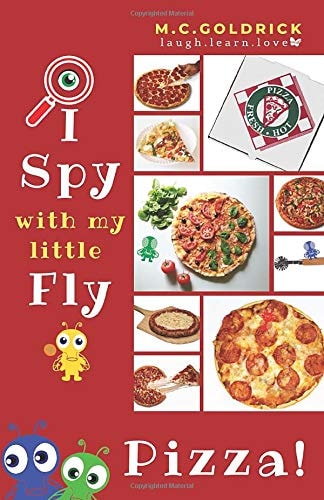 Pizza I Spy Look & Find Fun Facts Joke Book for Boys & Girls Ages 0- 7 Years Old