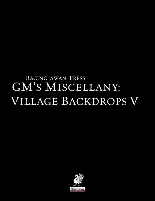 GMs Miscellany: Village Backdrop V