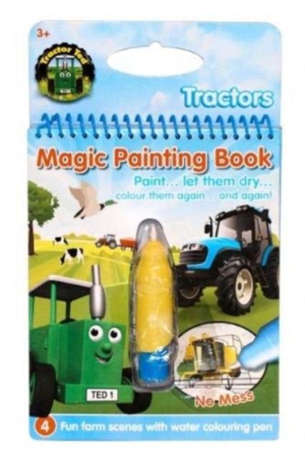 Tractor Ted  Magic Painting Book  - Tractors: Mess Free Reusable painting book with fantastic tractors