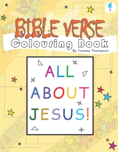 Bible Verse Colouring Book All About Jesus!