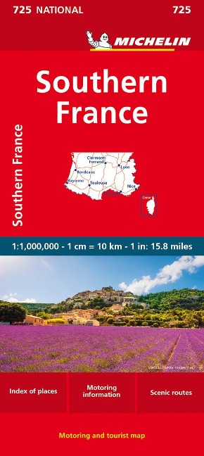 Michelin Southern France Map 725
