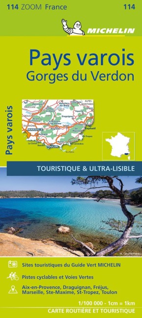 Pays Varois, Verdon Gorges - Zoom Map 114: Map