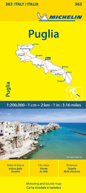 Michelin Apulien: Map