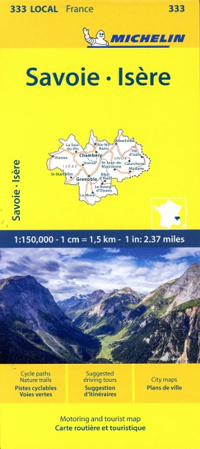Isere Savoie - Michelin Local Map 333: Map