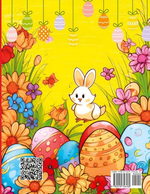 Easter in Colors: 60 Very Easy To Color With Easter Bunnies, Eggs, Baskets And More Springtime Images For Adults And Kids