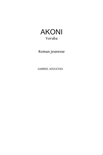 AKONI Iorubá