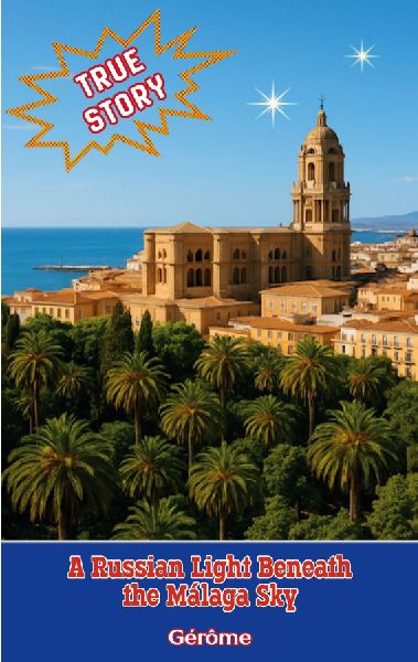 A Russian Light Beneath the Málaga Sky: A poetic, intimate, and luminous narrative