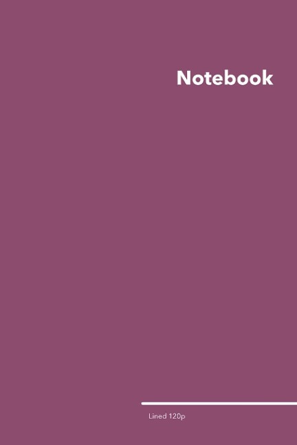 Lined College Ruled Notebook: Stylish Euphoric Magenta College Ruled Notebook, 120 Lined Pages 6 x 9 inches Standard Size Journal | Softcover