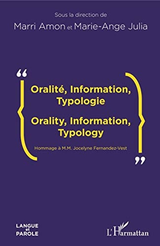 Orality, information, typology