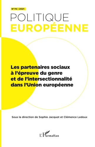 Les partenaires sociaux à l'épreuve du genre et de l'intersectionnalité dans l'Union européenne