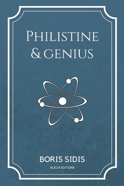 Philistine and genius: New Edition in Large Print