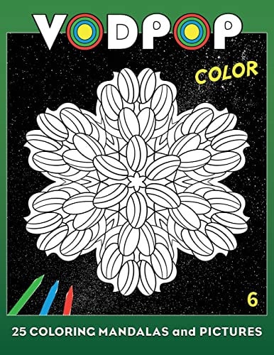 Vodpop Color 6 25 Coloring Mandalas and Pictures