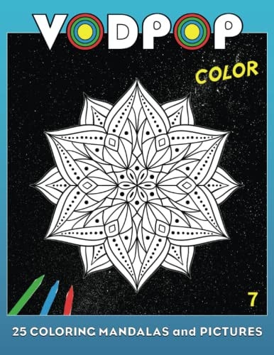 Vodpop Color 7 25 Coloring Mandalas and Pictures