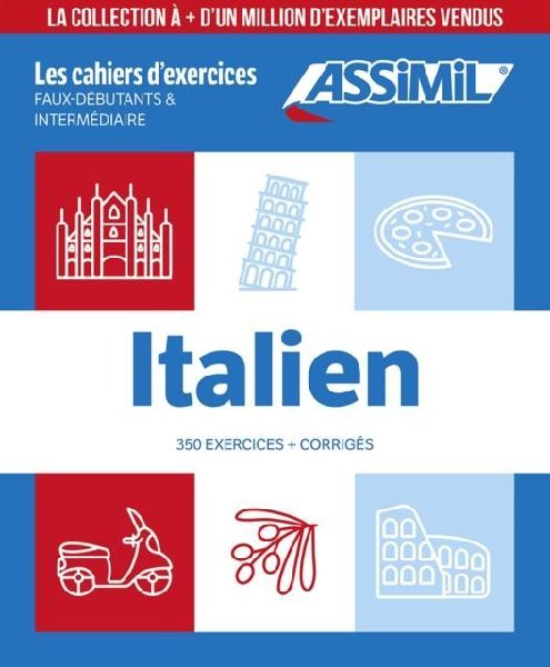 Coffret Cahiers Italien Faux Debutants/Intermediaire