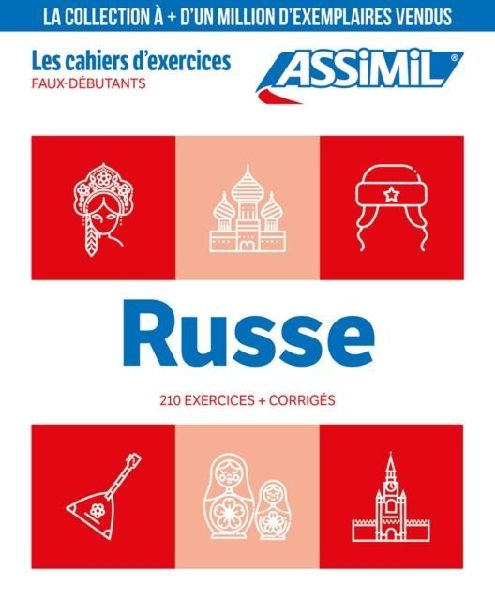 Cahier Exercices Russe Faux Debutants
